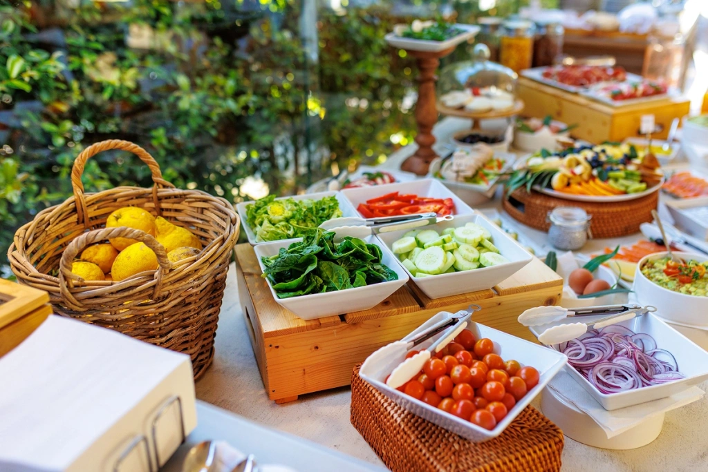 Meals at the hotel